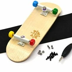 Wholesale 🥰 PROlific Complete Fingerboard With Upgraded Components - Pro Board Shape And Size, Bearing Wheels, Trucks, And Locknuts - 32mm X 97mm Handmade Wooden Board - Everything Is Awesome Editio 🔔 -Vehicles Online Shop 41GeZFecEyL. AC