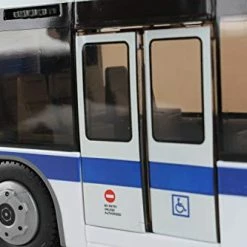Budget ✔️ RT8563 New York City MTA Metro Articulated Electric Bus 1:43 Scale- 16 Inches Long White/Blue/Black 👏 -Vehicles Online Shop 41H7e7DKFXL