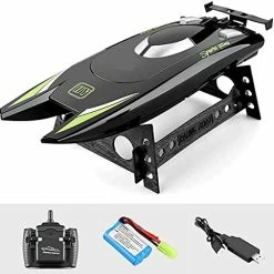 Budget 🎉 RC Speedboat 2.4GHz Remote Control Boat Ship With High Speed RC Yacht For Kids Adults Boys 👧 Girls Racing Boats With 3 Rechargeable Batteries Children's Pool Toy Black 👍 -Vehicles Online Shop 41HkUwXI3aL. AC