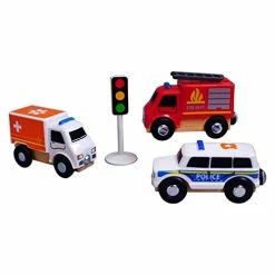 Brand new 🎉 4 Cars Set Ambulance, , Truck 👍 -Vehicles Online Shop 41HoRUMgZPL