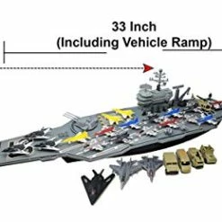 Cheap ๐ 33 Inch Aircraft Carrier With Soldiers Jets Military Vehicles (18 Fighter Jets) โญ 9 Cheap ๐ 33 Inch Aircraft Carrier With Soldiers Jets Military Vehicles (18 Fighter Jets) โญ -Vehicles Online Shop 41I1cNBiQtL
