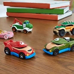 Cheap 👏 Super Mario Character Car 5-Pack With Mario, Luigi, Princess Peach, Yoshi & Bowser Vehicles In 1 Set, Gift For Ages 3 Years Old & Up 💯