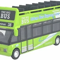 Coupon 😉 City Sightseeing Double Decker Bus Toy Diecast New York City Tourist Open Top Bus Pull Back Vehicles Mini Model Car Lights And Music (Green) 😉 -Vehicles Online Shop 41JWLCJKKqL. AC