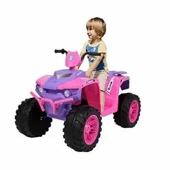 Wholesale 😀 MengK LEADZM LZ-9955 All Terrain Vehicle Dual Drive Battery 12V7AH*1 Without Remote Control With Slow Start Pink & Purple ✔️