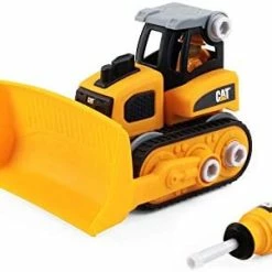 Best Sale 🔔 Funrise Caterpillar CAT Construction Build Your Own Junior Crew Excavator Building Toy, Yellow (80903) 🌟 -Vehicles Online Shop 41JkQTrH IL. AC