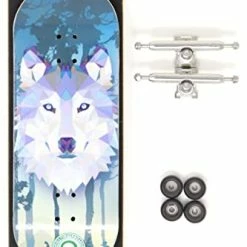 Best Pirce 👏 Howling 34mm Pro Complete Professional Wooden Fingerboard Mini Skateboard 5 PLY With CNC Bearing Wh 😍