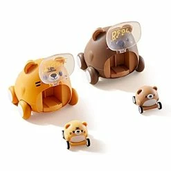 Outlet 🥰 Toy Car,Tiger Bear Pull Back Car For 3 4 5 6 7 8 Year Old Boys, Animal Cars, Kids Toys Cars Kids Toys Car For 👧 Girls Boys Toddlers Friction Power Set, Push And Go Play Vehicles Toys 🌟
