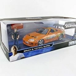 Coupon 👍 1:24 Diecast 1995 Toyota Supra With Brian O'Conner Figure 😍 -Vehicles Online Shop 41LZ9wiv2CL