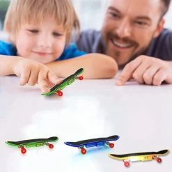 Best Sale 😀 Mini Finger Skateboards For Kids Set Of 25, Light Up Mini Finger Toys LED Fingerboard Hand Skateboard For Creative Fingertips Movement Sports Finger Skater 💯 -Vehicles Online Shop 41Lz9xZ2W7L