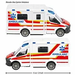 Hot Sale 💯 213712001 Grand Series City Mercedes-Benz Sprinter Ambulance Die-Cast, One Siz 👍 -Vehicles Online Shop 41M9ATigXeL