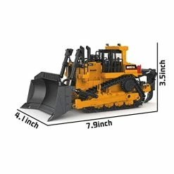 Hot Sale 🔔 Fisca 1/50 Diecast Bulldozer Model Metal Construction Vehicle Toy 🛒 -Vehicles Online Shop 41MJEjPFymL