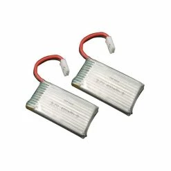 Budget ⭐ Spare Replacement Batteries 3.7v 400mAh For TR-C385, TR-P51, TR- F22 4 Channel Rc Airplane Pack Of 2 🧨
