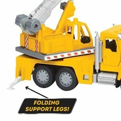 Flash Sale 🤩 RIVEN By Battat – Micro Crane Truck – Toy Crane Truck With Lights, Sounds And Movable Parts For Kids Age 3+ , Yellow 🥰 -Vehicles Online Shop 41NYPGZSRLL