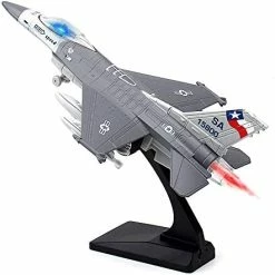 Wholesale 😀 F-16 Fighting Falcon - 1/100 Diecast Airplane Model Pull Back Fighter Toy (Gray) 🥰 -Vehicles Online Shop 41Nq2gdiBYL. AC