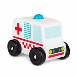 Cheapest 👏 Wooden Sound And Play Ambulance Vehicle With Electronic Siren 😉 -Vehicles Online Shop 41OTnu9UFdL