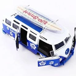 Budget ✔️ Disney Lilo & Stitch 1:24 Volkswagen T1 Bus Die-cast Car With Stitch Figure, Toys For Kids And Adults , Blue ✔️ -Vehicles Online Shop 41Rfgn0qmyL