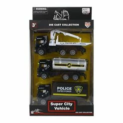 Best Pirce ⌛ 1:64 Die Cast Pull-Back Toy Car Military Vehicle Ambulance Fire Truck Transporter Engineering Vehicle Set Of 3 WJC-04 (Ambulance) 2215-19 🔔 -Vehicles Online Shop 41SAF6sV4eL