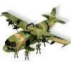 Best reviews of 🧨 K Giant C130 Bomber Military Combat Fighter Airforce Airplane Toy With Lights And Army Sounds For Kids, With Mini Soldiers 😍