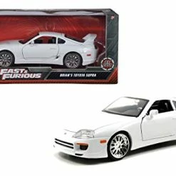 Buy 🔥 Fast & Furious 1:24 Brian's Toyota Supra Die-cast Car White, Toys For Kids And Adults (97375) 🤩 -Vehicles Online Shop 41SrnuZGI4L