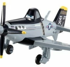 Promo 💯 Disney Planes Navy Dusty Crophopper Diecast Aircraf ✔️