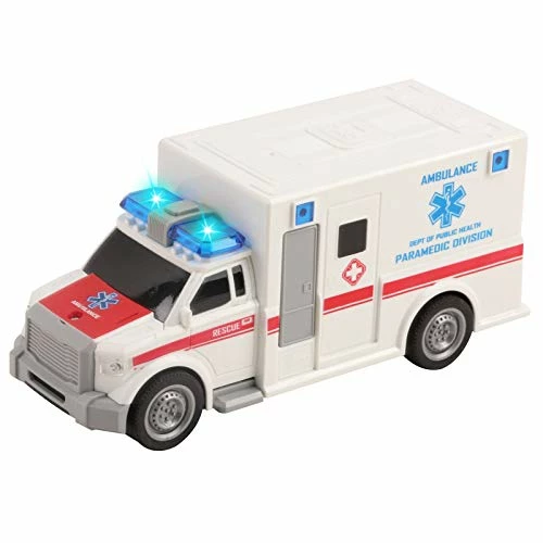 Flash Sale ๐งจ Rescue Ambulance Friction Powered 1:20 Scale Toy Car With Lights And Sounds Durable Kids Medical Transport Emergency Vehicle Push And Go Pretend Play Van Great Gift For Children Boys ๐ง Girls ๐คฉ 4 Flash Sale ๐งจ Rescue Ambulance Friction Powered 1:20 Scale Toy Car With Lights And Sounds Durable Kids Medical Transport Emergency Vehicle Push And Go Pretend Play Van Great Gift For Children Boys ๐ง Girls ๐คฉ - Image 2