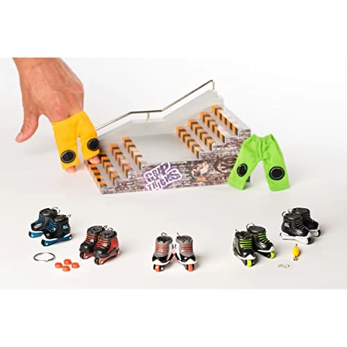 Outlet š Rip And Tricks - White Freestyle Inline Finger Skates With Finger Roller Skates Tools And Mini Fingerboards Accessories - Pack 1 Finger Toy For 6+ Years Old Kid š 6 Outlet š Rip And Tricks - White Freestyle Inline Finger Skates With Finger Roller Skates Tools And Mini Fingerboards Accessories - Pack 1 Finger Toy For 6+ Years Old Kid š - Image 4