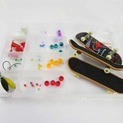 Discount 🛒 Hi Kids DIY Fingerboard Toy With Nuts Trucks Tool Kit Basic Bearing Wheels Obstacles All Packaged In Plastic Box 🎉 -Vehicles Online Shop 41VsM68QUgL