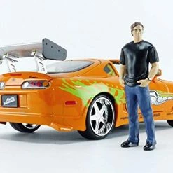 Coupon 👍 1:24 Diecast 1995 Toyota Supra With Brian O'Conner Figure 😍 -Vehicles Online Shop 41Wvt7BUPBL