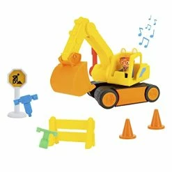 Budget ⌛ Excavator - Fun Freewheeling Vehicle With Features Including 3 Construction Worker, Sounds And Phrases - Educational Vehicles For Toddlers And Young Kids 🌟