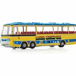Cheapest 🧨 The Beatles Magical Mystery Tour FTB Scale Diecast Display Model CC42418, Yellow/Blue 👍 -Vehicles Online Shop 41YDmr94TnL