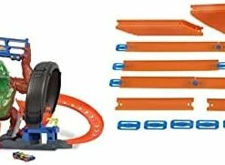 Best Sale 🤩 Toxic Gorilla Slam Gas Station & Tire Repair Shop Playset With Adjustable Launcher For Kids 5 Years Old & Up & Set Of 10 1:64 Scale Toy Trucks And Cars For Kids And Collector 🔔 -Vehicles Online Shop 41ZejVdfdCL. AC