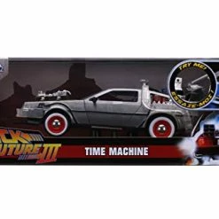 Flash Sale 🤩 Back To The Future Part III: Time Machine With Light-up 1:24 Scale Vehicle ⭐