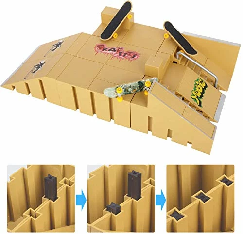 Best reviews of βοΈ Skate Park Kit, 8 PCS Finger Skateboard Ramp Parts For Valentine's Day,Mini Fingerboard Rail Finger Board Training Skateboard Toy Starter Kit With 6 Deck 3 Fingerboard And 4 Silicone Mat Set π 5 Best reviews of βοΈ Skate Park Kit, 8 PCS Finger Skateboard Ramp Parts For Valentine's Day,Mini Fingerboard Rail Finger Board Training Skateboard Toy Starter Kit With 6 Deck 3 Fingerboard And 4 Silicone Mat Set π - Image 3