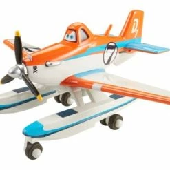 Cheapest 🔥 Disney Planes Fire And Rescue Racing Dusty With Pontoons Die-cast Vehic 👍
