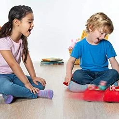 New ⌛ Lights & Sounds Family Fun Car Vehicle Playset, 3 Pieces - Includes Interactive Red Car With Peppa And Daddy Pig Figures - Toy Gift For Kids - Ages 2+ 🛒 -Vehicles Online Shop 41d4wusGXuL