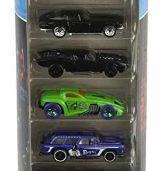 Best Sale 😍 Batman 5-Pack, Multipack Of 5 Batman-themed Vehicles, Authentic Decos, 1:64 Scale, Toy Cars For Collectors & Kids 3 Years Old & Older 🛒