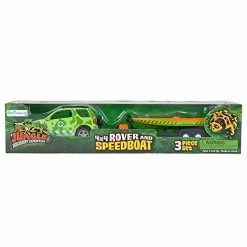 Outlet 😍 SUV Toy Car With Trailer And Speedboat Playset For Kids, Interactive Jungle Play Set With Detachable Speed Boat And Opening Doors On 4 X 4 Toy Truck, Best 🎂 Birthday Gift For Boys & 👧 Girls ❤️ -Vehicles Online Shop 41dKQLPh9HL