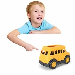Hot Sale 🎉 Big School Bus Toy For Toddlers, Yellow Plastic Vehicle For Kids Boys 👧 Girls, Toddler Pla 🤩 -Vehicles Online Shop 41eBVrQeN2L