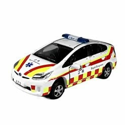 Buy ⭐ 1:64 For Prius Ambulance Emergency Vehicle A713 Alloy Simulation Model Car Collection Display 🌟