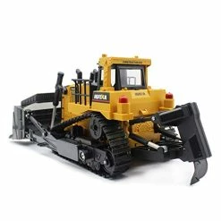 Discount 👍 Remote Control Bulldozer RC 1/16 Full Functional Construction Vehicle, 2.4Ghz 9 Channel Dozer Front Loader Toy With Light And Sound For Kids Age 6, 7, 8, 9, 10 And Up Years Old ✨