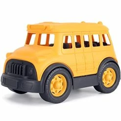Hot Sale 🎉 Big School Bus Toy For Toddlers, Yellow Plastic Vehicle For Kids Boys 👧 Girls, Toddler Pla 🤩
