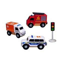 Brand new 🎉 4 Cars Set Ambulance, , Truck 👍