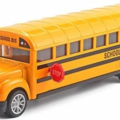 Top 10 😀 Die Cast Long-Nose School Bus With Pull-Back Action And Open-able Doors Toy For Kids Boys 👧 Girls 👍 -Vehicles Online Shop 41h1AqxkIOL
