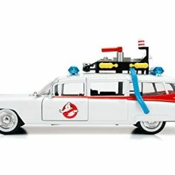 New 🤩 Hollywood Rides: Ghostbusters ECTO-1 White 1: 24 Scale ⌛ -Vehicles Online Shop 41hHDFqBJ1L