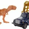 Promo 🔔 MATCHBOX JURASSIC WORLD DINO TRANSPORTERS T. Rex Traile 🎁