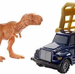 Promo 🔔 MATCHBOX JURASSIC WORLD DINO TRANSPORTERS T. Rex Traile 🎁