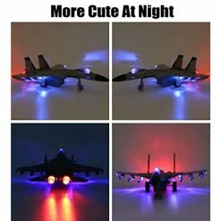 Coupon ✨ Toy Airplane Model Planes Alloy Pull Back Fighter For Boys With Flashing Lights, Real Jet Sound (Yellow) 🛒 -Vehicles Online Shop 41iJBGcl1hL