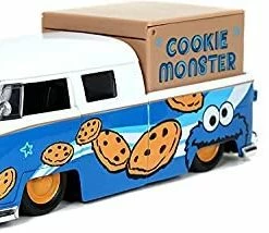 Flash Sale 🎉 1:24 Diecast 1963 VW Bus With Cookie Monster Figure 🔥 -Vehicles Online Shop 41j08BgqbnS. AC