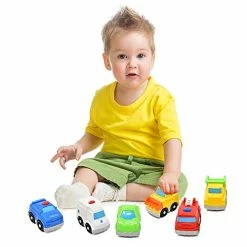 New 🎁 In Gadgets Mini Toy Vehicles For Toddlers, 6 Pack Dump Truck Car Fire Truck Construction Police Ambulance Plastic Cars Play Kit S 🤩 -Vehicles Online Shop 41loKkGBa8L