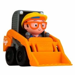 Flash Sale 👍 Mini Vehicles, Including Blippi Skid Steer And Blippi Ambulance, Each With A Blippi Toy Figure Seated Inside, Perfect For Young Children Excavator And Fire Truck 🤩 -Vehicles Online Shop 41mU6ntAmBL